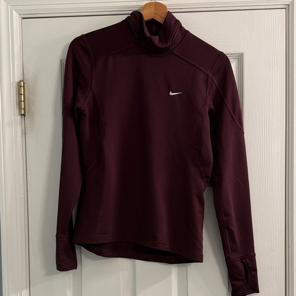 Nike Tops - Nike Women's Dark Purple Turtleneck Sweatshirt